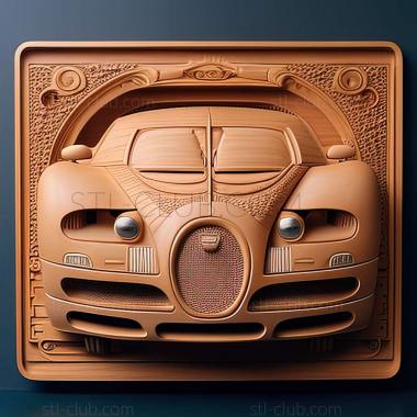 3D модель Bugatti EB110 (STL)